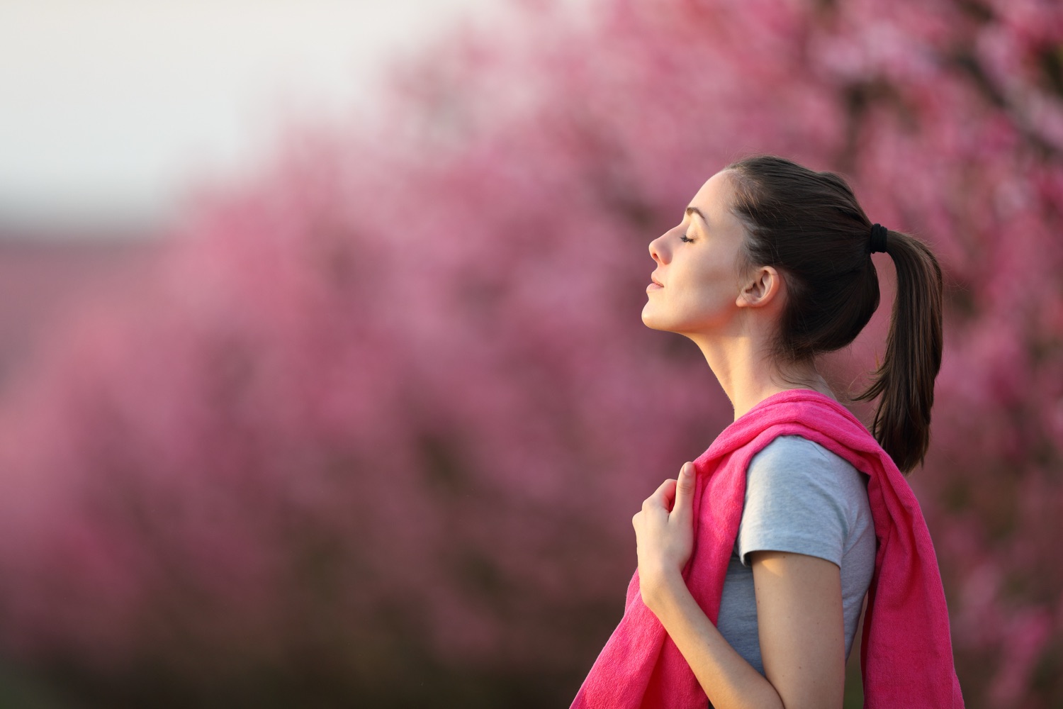 Respiration consciente en pleine nature
